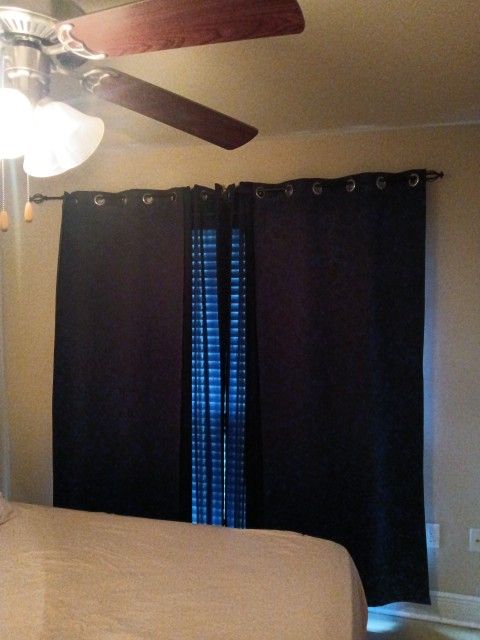 Navy Curtain Panels!!