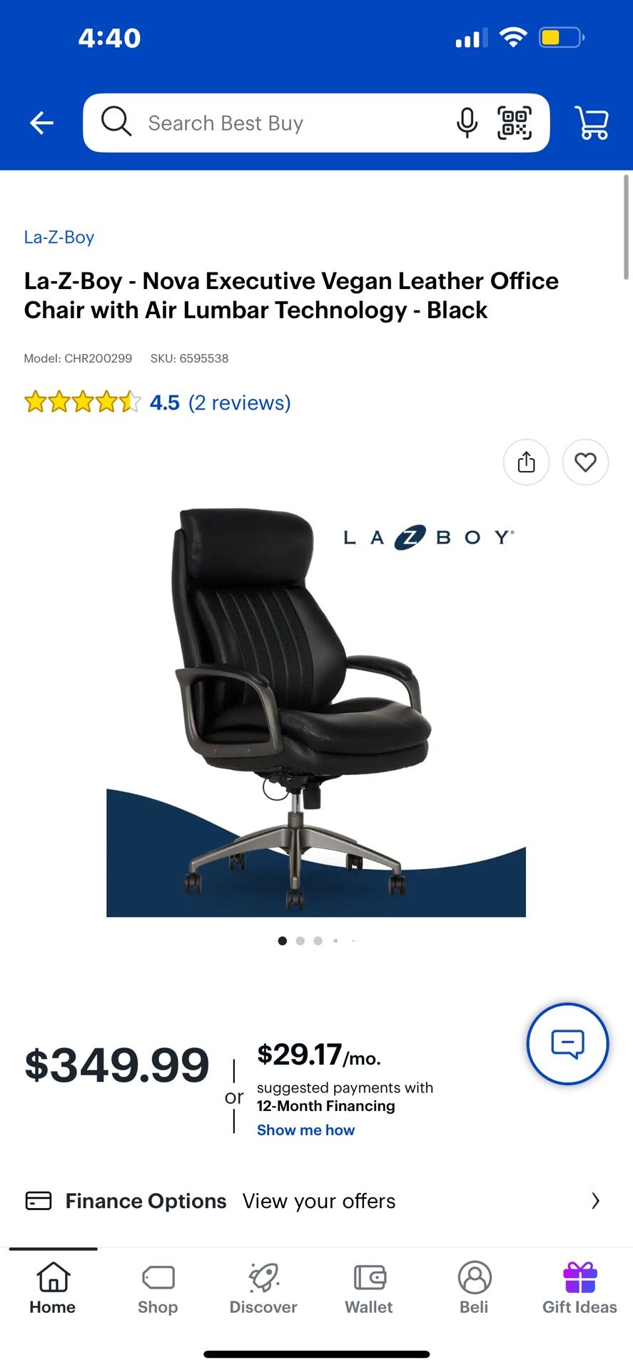 La-z-voy Office Chair!!