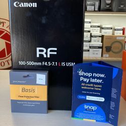 Canon RF 100-500mm Lens w/ UV filter ( Downey, Ca)