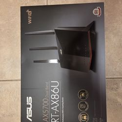 Like new inbox
ASUS RT-AX86U (AX5700) Dual Band WiFi 6 Router, 2.5 Gigabit Ethernet Port