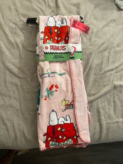 Snoopy Christmas blanket
