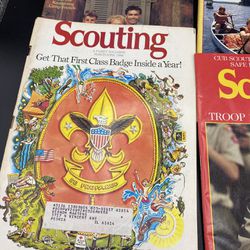 Lot Of 4 Scouting Vintage Magazine Books Pre Owned Great Condition