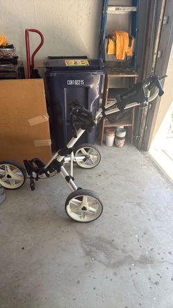 3-Wheel Push Golf Cart Trolley