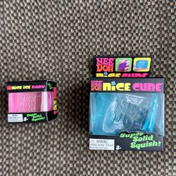 Needoh Nice Cube Blue And Baby Pink Bundle