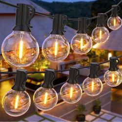 100 ft Globe String Lights with 32 Shatter-Proof LED Bulbs + 2 Extra LED Bulbs