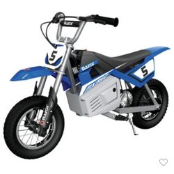 Kids Razor Electric Dirtbike - Blue 24V 