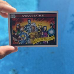 1990 Marvel Famous Battles Fall of the Mutants #102 🧬⚔️