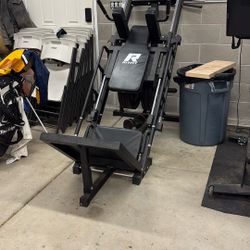 Leg Press/Hack Squat Combo 