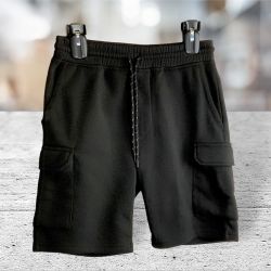 Brooklyn Cloth Black Cargo Sweat Shorts Men S