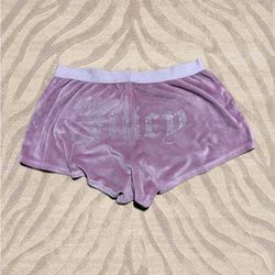 Juicy Couture Rhinestone Logo Lounge Shorts