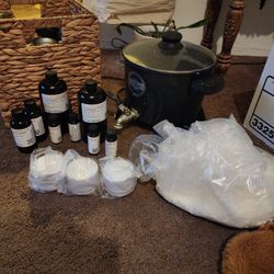 7 QT WAX MELTER+SOY WAX+FRAGRANCE OIL