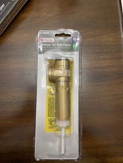 Universal T&P Relief Valve for water heater . Brand new. Asking 10.00 flat