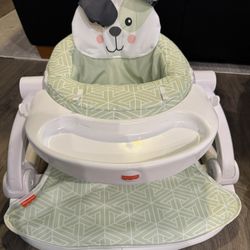 Two Fisher Price Sit Me Up Floor seats