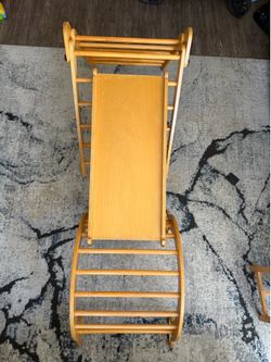 Wooden Climbing Rack Set for Kids