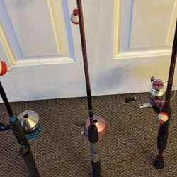 Three Rods With Reels (Code: Pink)