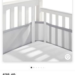 Breathable Mesh Crib Liner $28