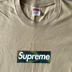 Supreme Camo Box Logo Tee Size MEDIUM