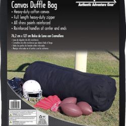 Texsport 30”x50” Zipper Canvas Duffle Duffel Roll Travel Sports Equipment Bag