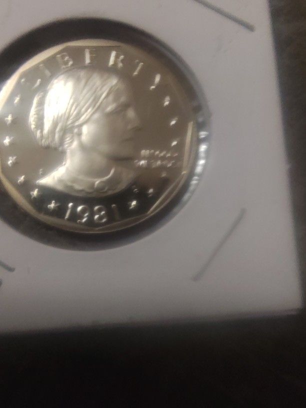 1981 S Susan B Anthony Wide Rim Proof