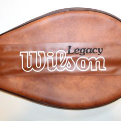 Vintage Wilson Legacy Tennis Racket Light 4 1/2 Grip Wood Boron Fiberglass 
