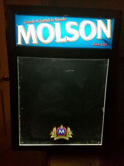 Molson Neon Beer sign