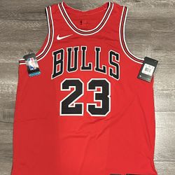 Nike Aeroswift Chicago Bulls Michael Jordan #23 Home Jersey Men's Size L New