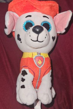 Paw Patrol Marshall Plush Toy in Orange, White and Blue