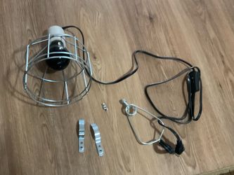 Wire Cage Clamp lamp