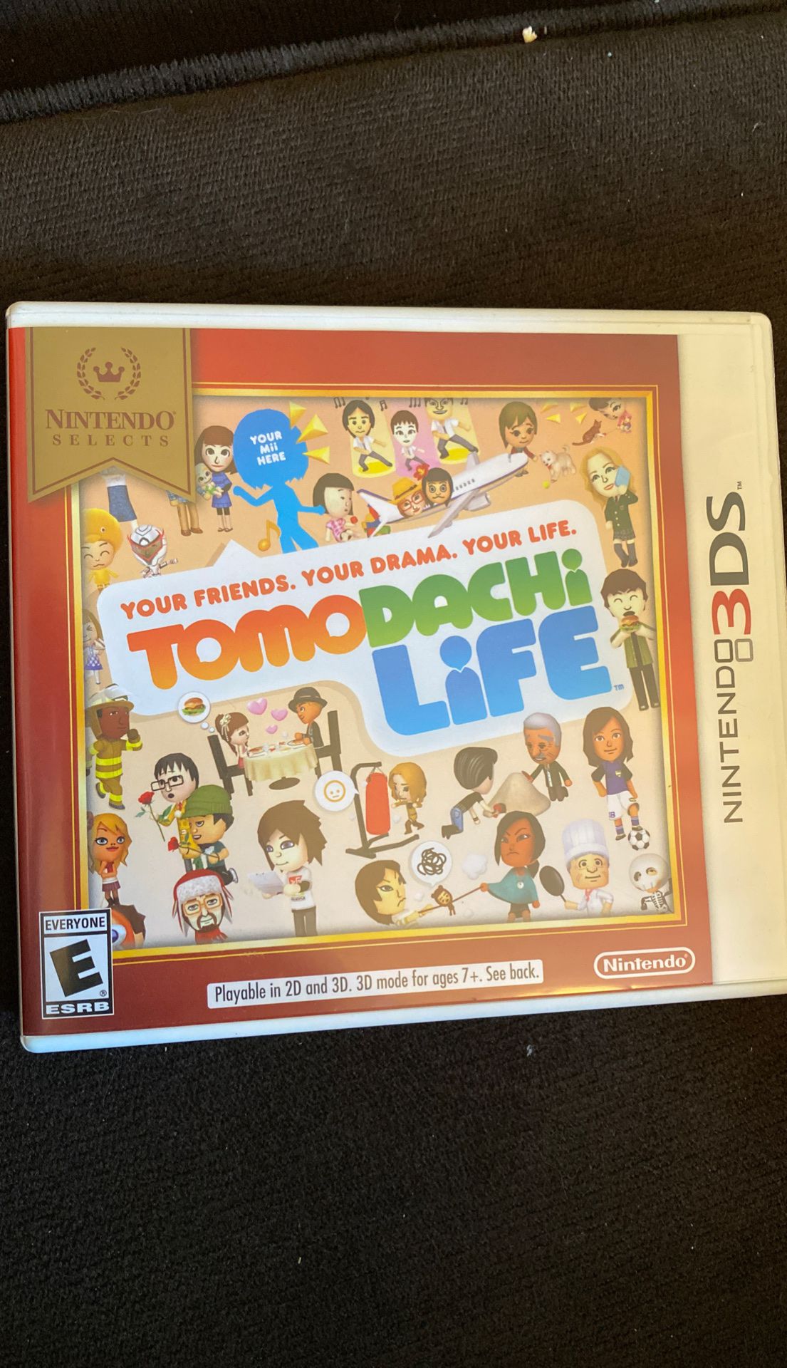 Tomodachi life Nintendo 3DS game rarely used