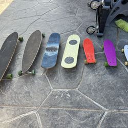 I have 7 skateboards big ones 40” long asking $40 each / small ones $20 each