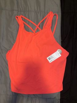 Jockey orange athletic shirt with bra size XL