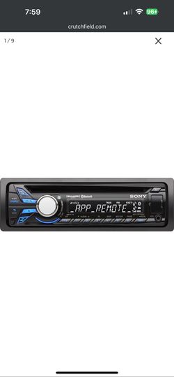 Sony MEX-BT3100P Bluetooth - USB - Auxiliary Input - CD Radio Single Din Receiver Tested & Works