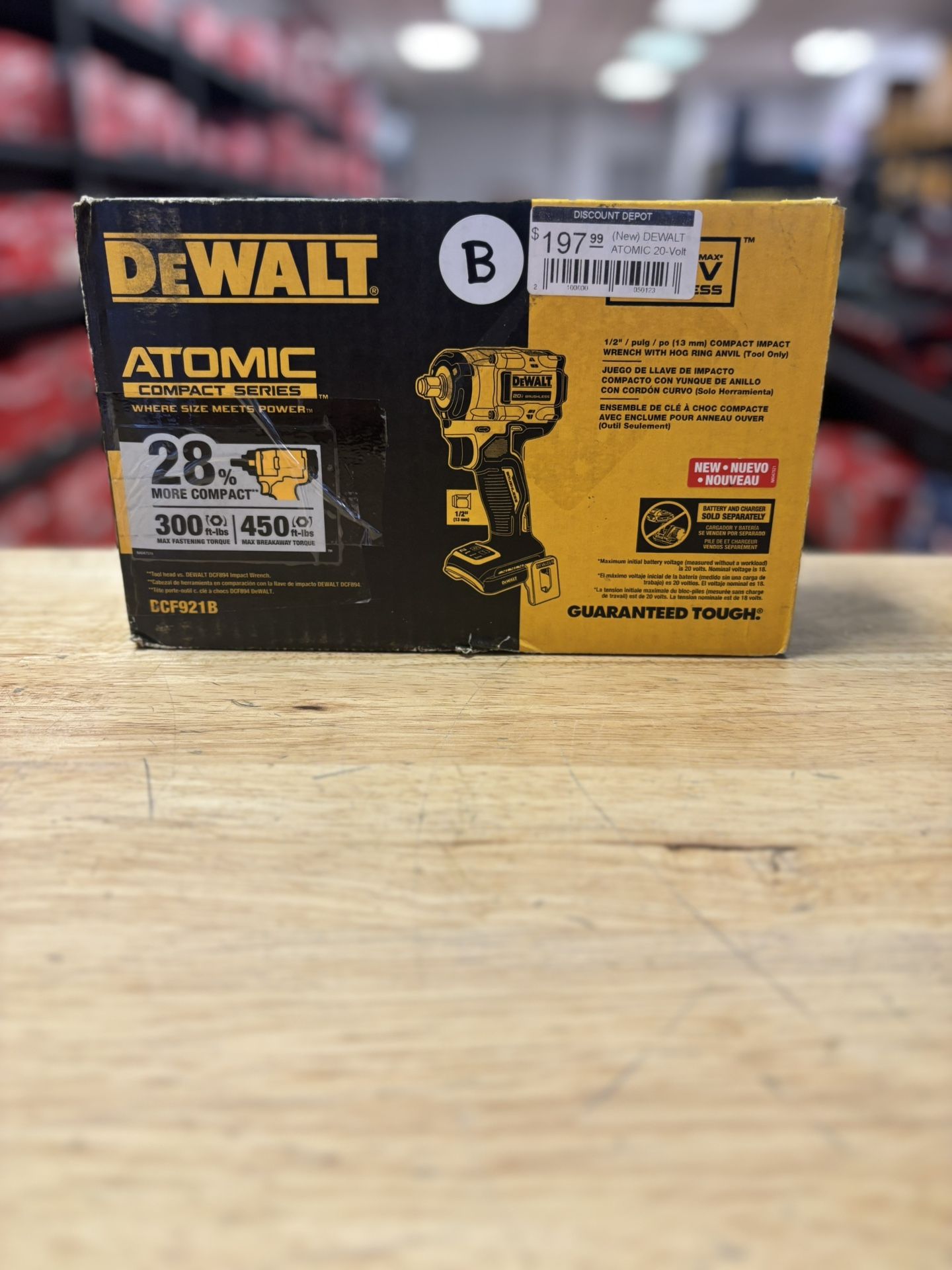ATOMIC 20V MAX Cordless Brushless 1/2 in. Variable Speed Impact Wrench (Tool Only)