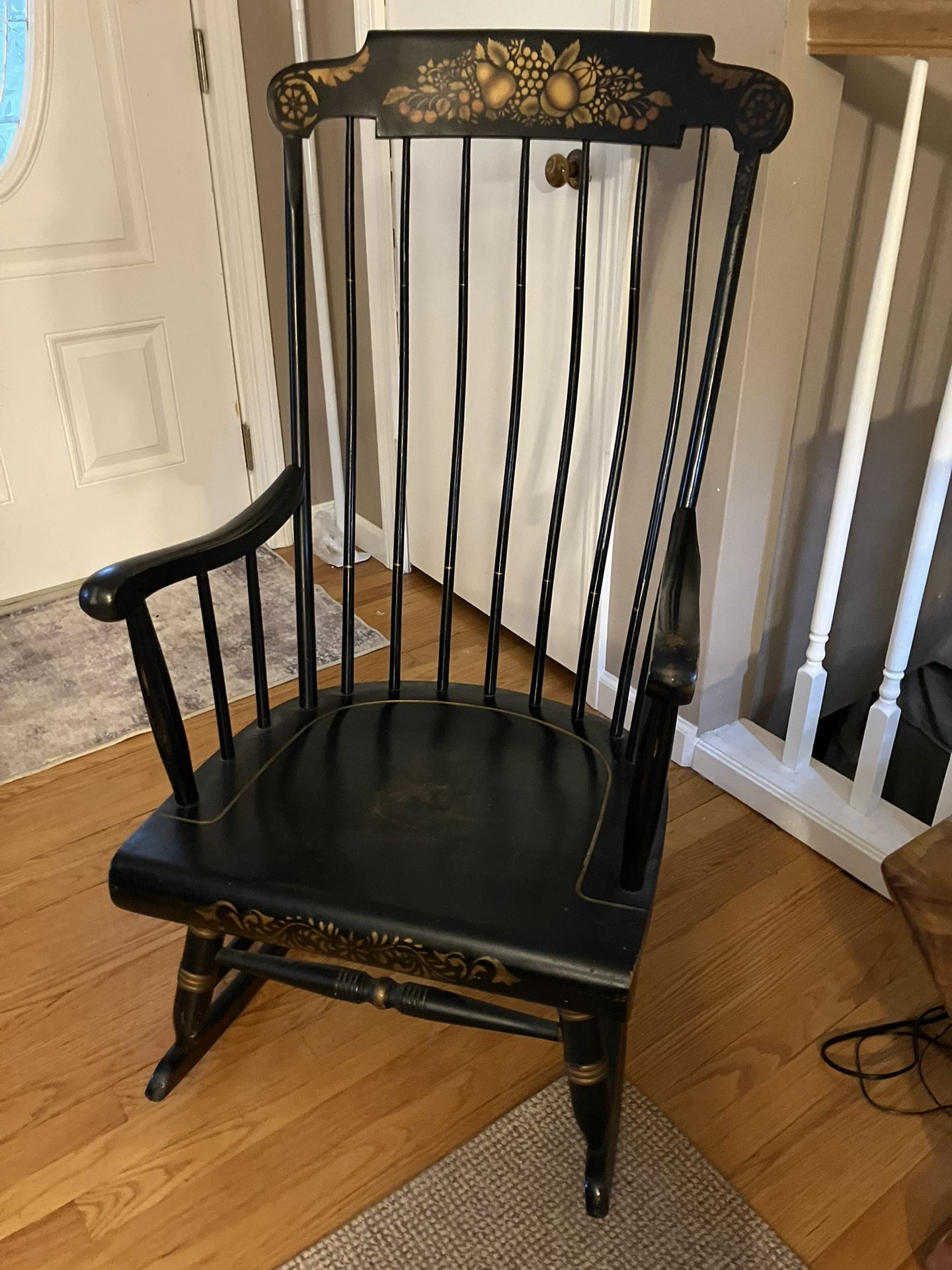 Hitchcock rocking chair authentic
