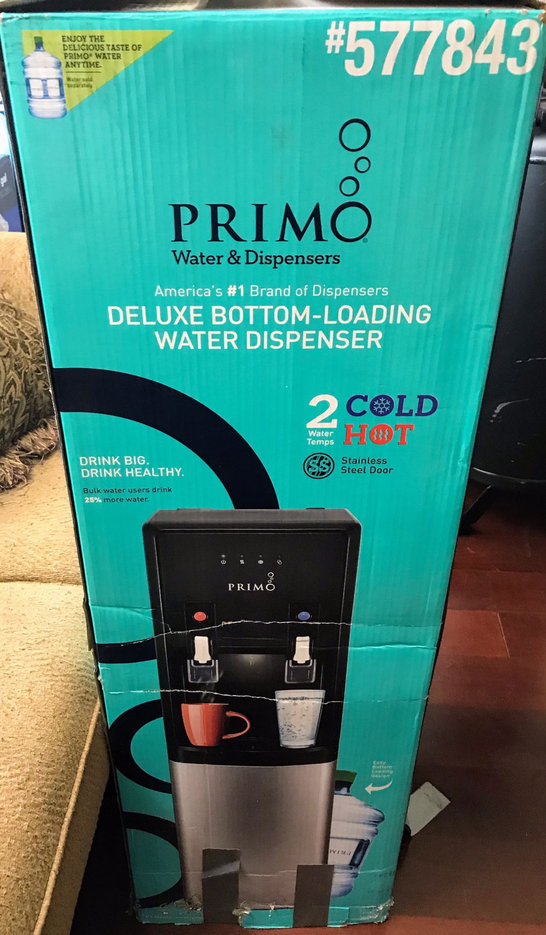 Stainless steel Primo-Hot/Cold water dispenser $150 New