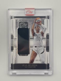 A'ja Wilson 2025 Panini One and One WNBA - Memorabilia /99 (MEM) Patch - Near Mint