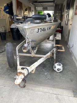 14’ Fishing Boat With new 4 Stroke Engine + Troller