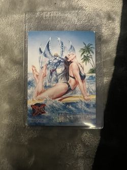 1995 Fleer Ultra Marvel X-Men Card - Spring Break - Psylocke & Archangel #145