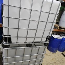 275 GALLON RECONDITIONED IBC CAGED TOTES
