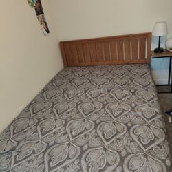 Wooden Queen Size bed frame 