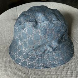 GUCCI lame bucket hat