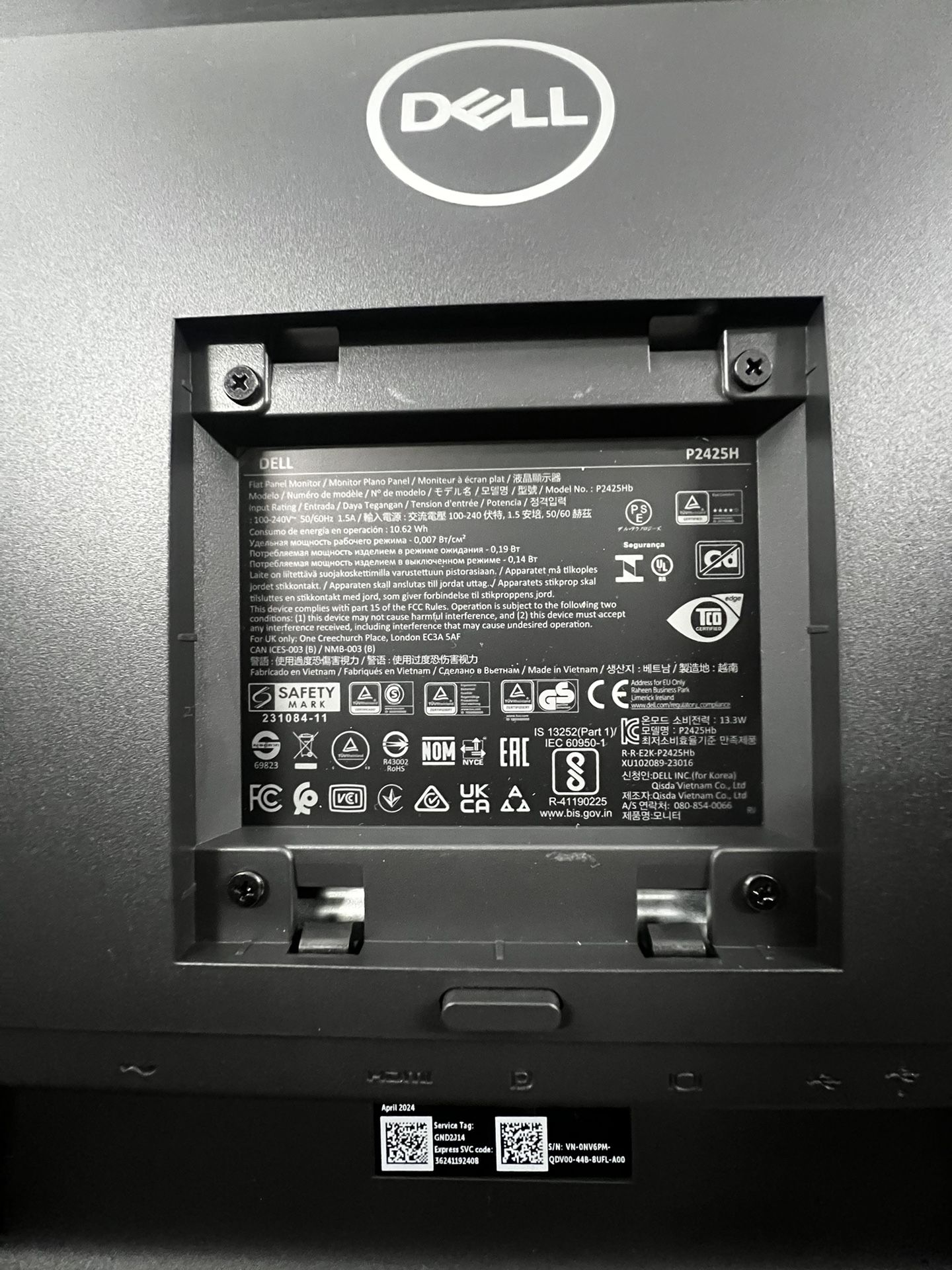 DELL PRO 24 Plus Monitor P2425H