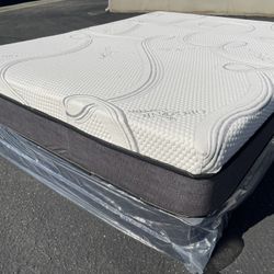 Queen Cooling Gel Hybrid Memory Foam 