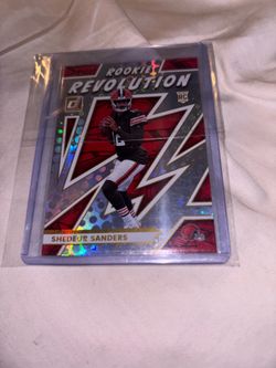 Shedeur sanders rookie Revolution football card