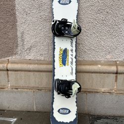 Dryve 152 Snowboard-KROQ 106.7 Hot Rod Special Edition With Burton Size Medium Bindings-$190 OBO