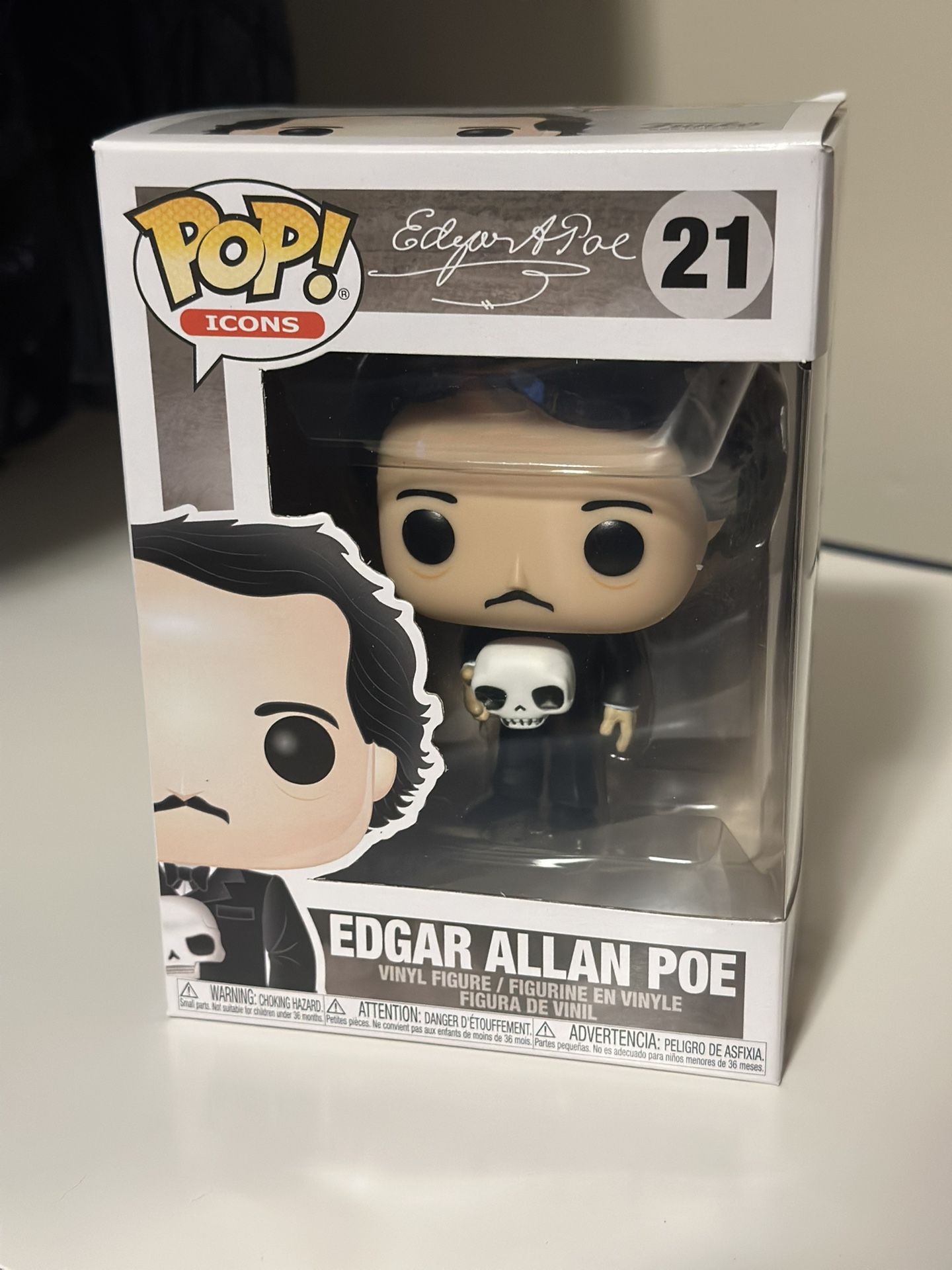 Edgar Allan Poe 21 Funko Pop