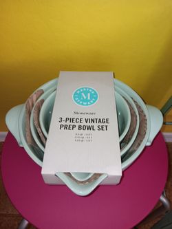 New Stoneware Bowl Set