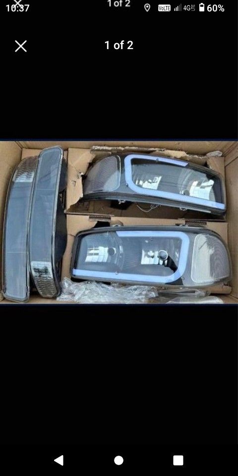 99-06 GMC Sierra|00-06 GMC Yukon/Yukon XL LED Headlights Faros Lights Luces Calaveras Micas