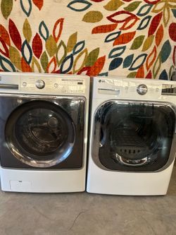 Mega capacity set gas laundry