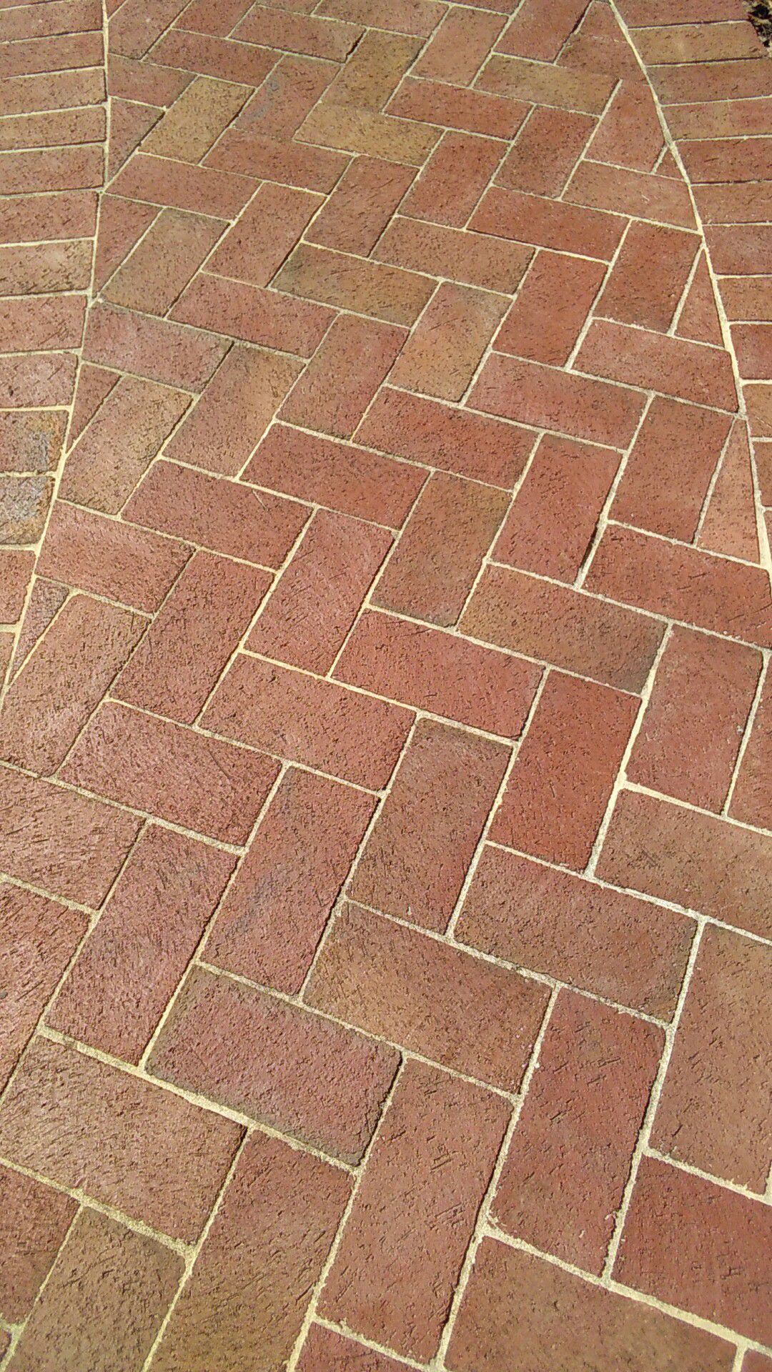 Red brick pavers